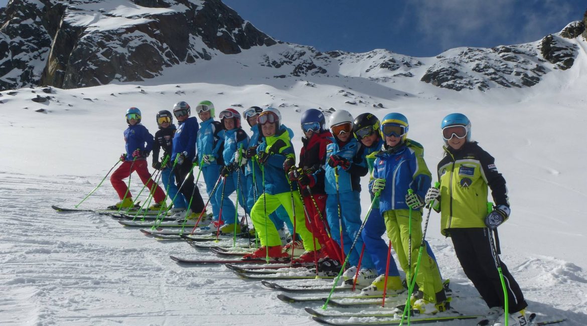 Erster Schneekurs im Stubaital