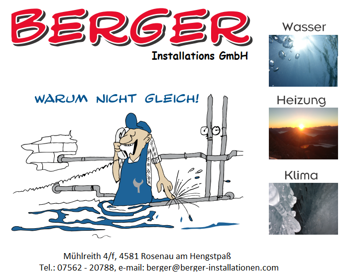 Berger Sanitär - Heizung - Klimatechnik